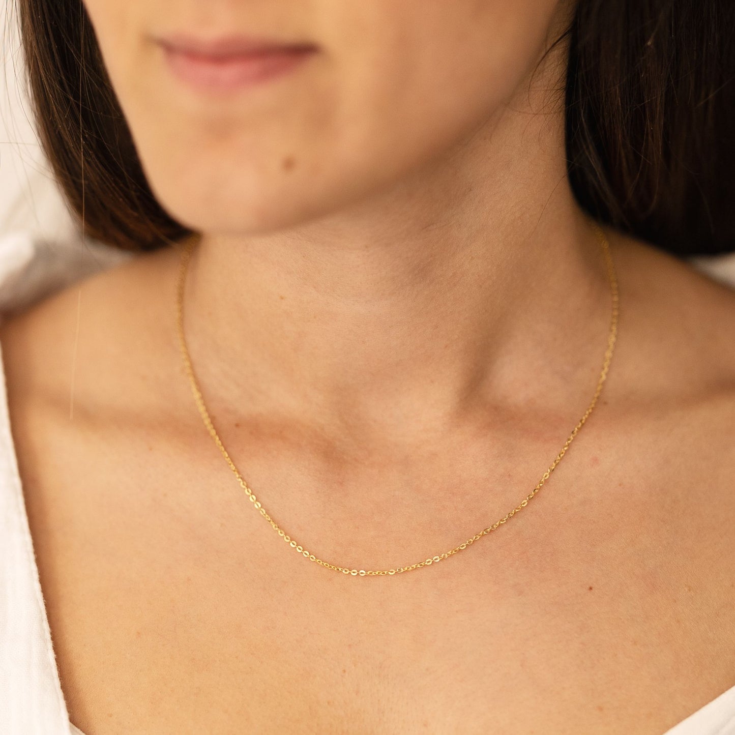 Halskette Ankerkette 333/- Gold 42cm