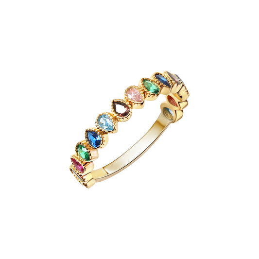 Ring 375/- Gold Zirkonia