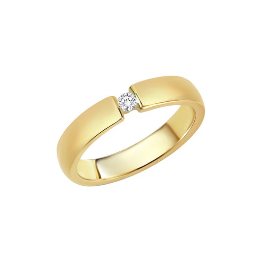Ring 375/- Gold Brillant 0,05ct.