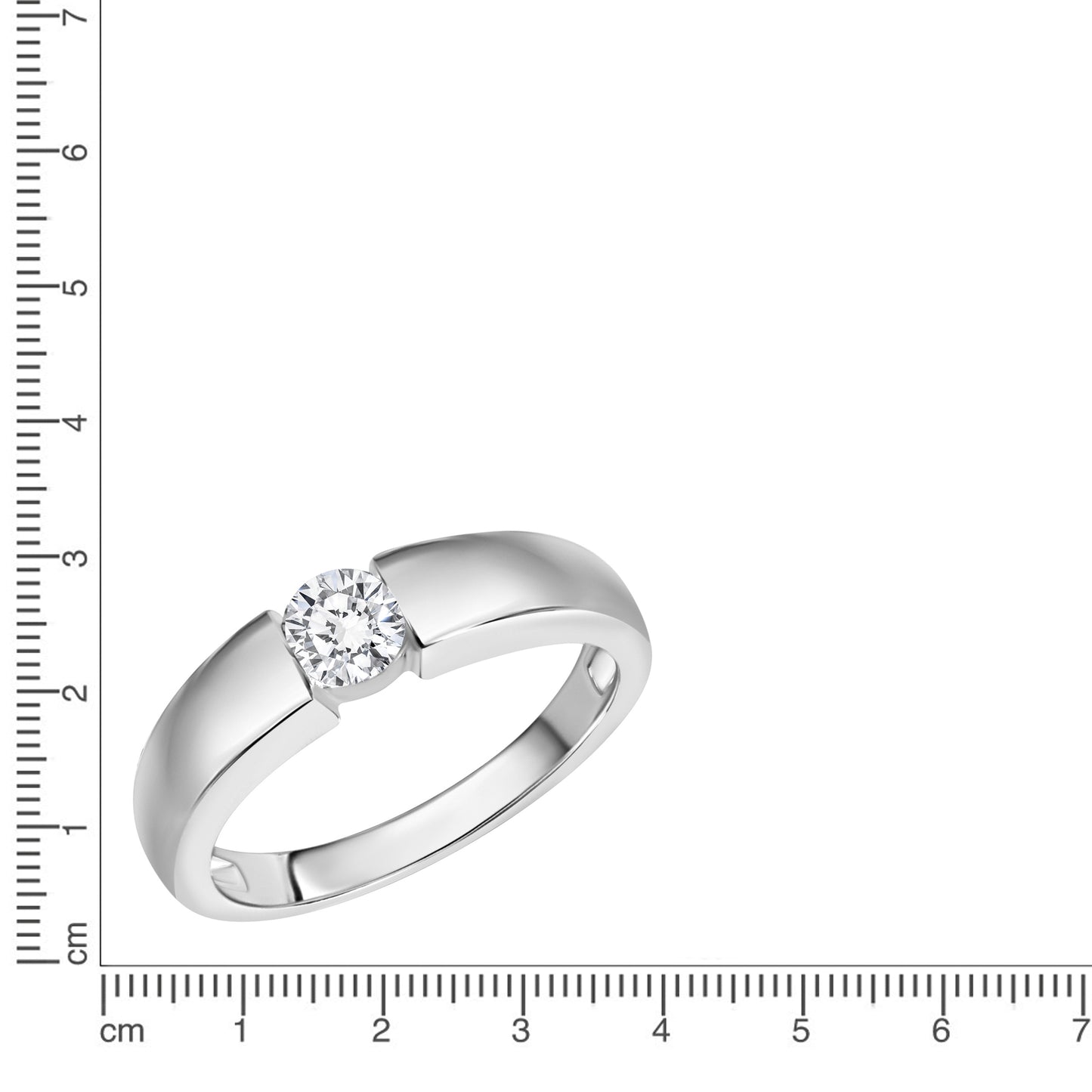 Ring 925/- Sterling Silber Zirkonia