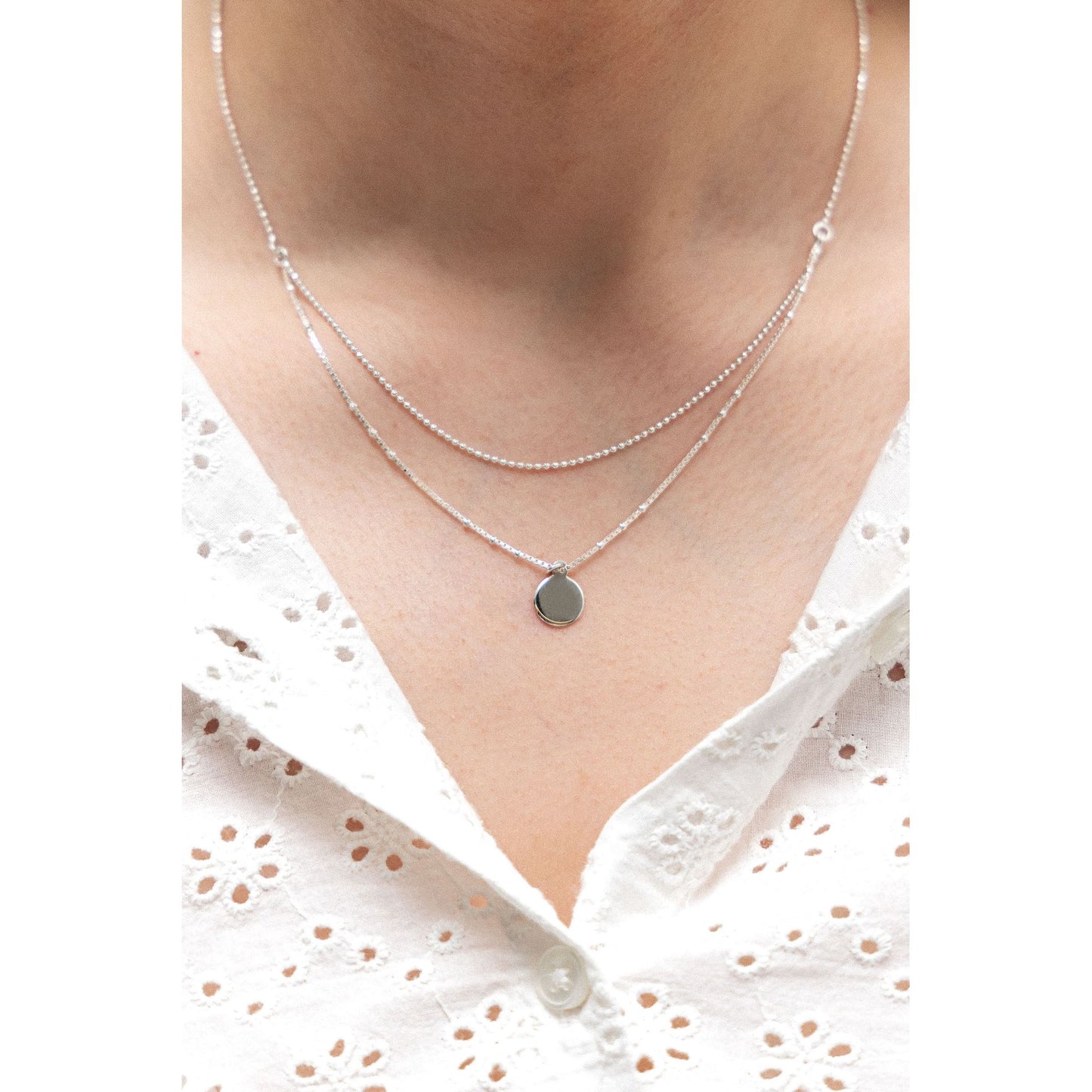 Halskette Kugelkette 925/- Sterling Silber 43,0cm