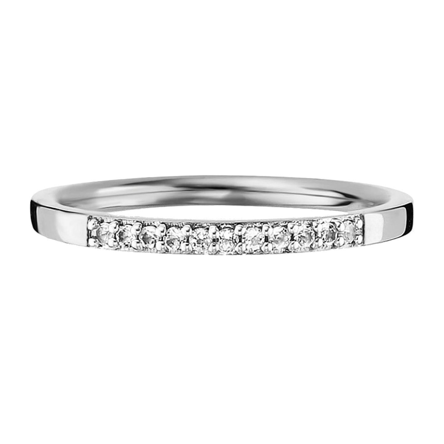 cai Ring 925/- Sterling Silber rhodiniert Topas 0,110ct
