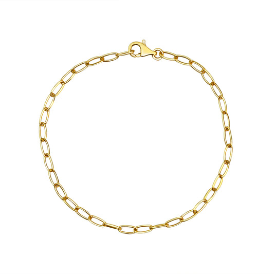 Armband Ankerkette 375/- Gold 18,5cm
