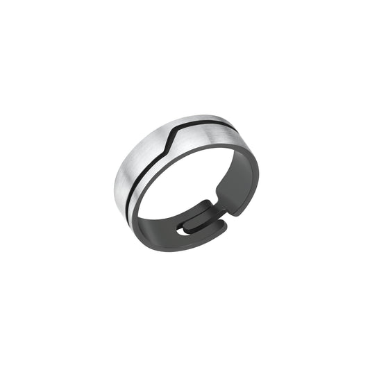 Ring 925/- Sterling Silber oxidiert