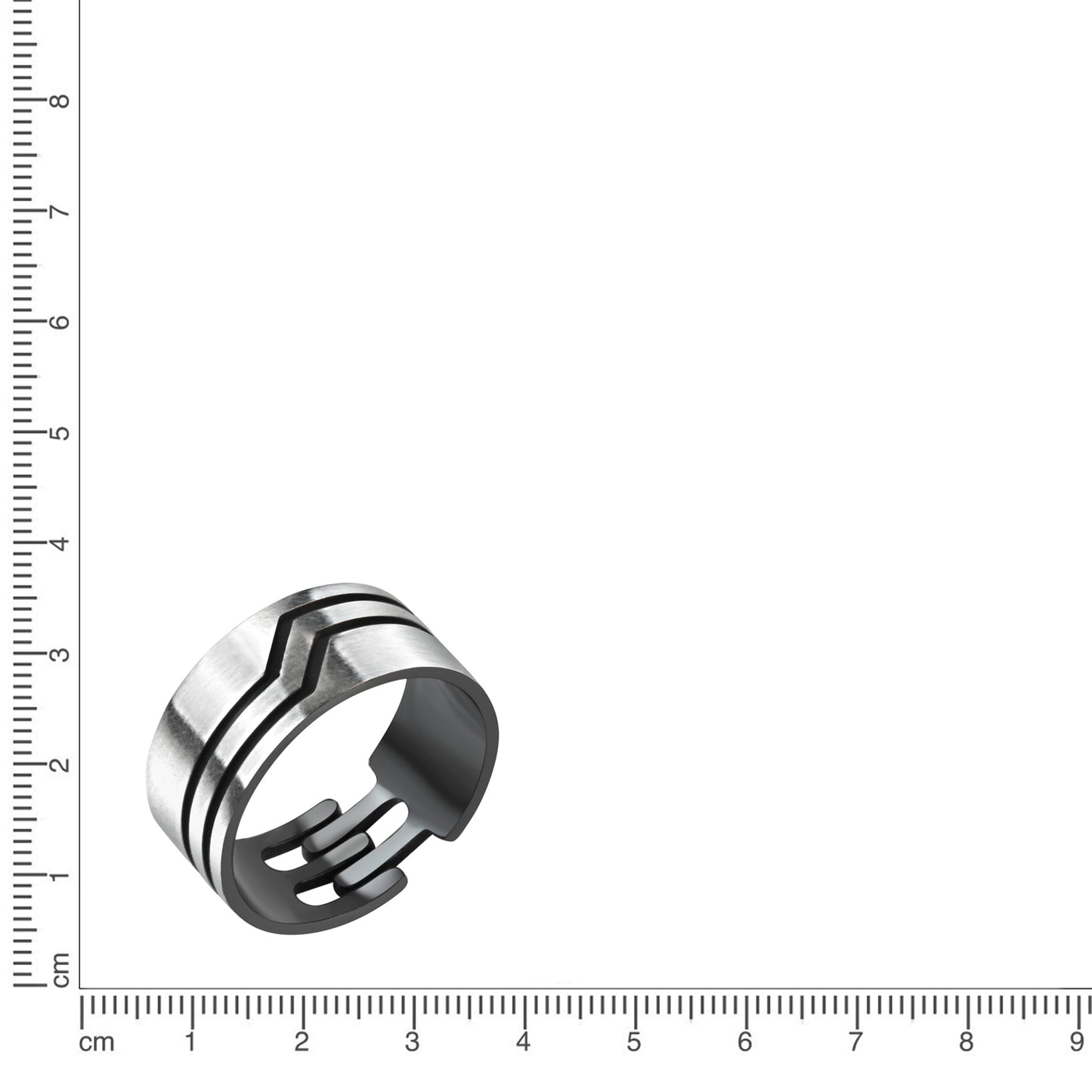 Ring 925/- Sterling Silber oxidiert