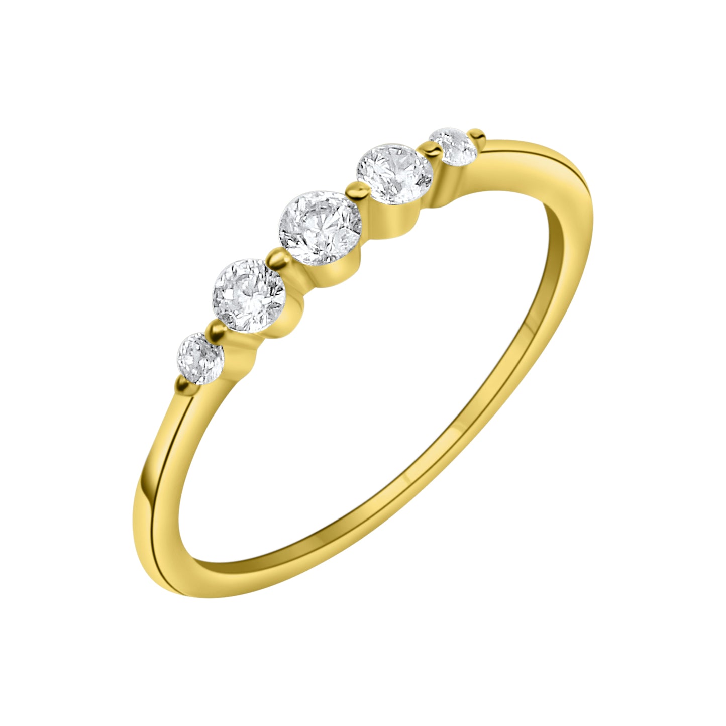 Ring 375/- Gold Zirkonia