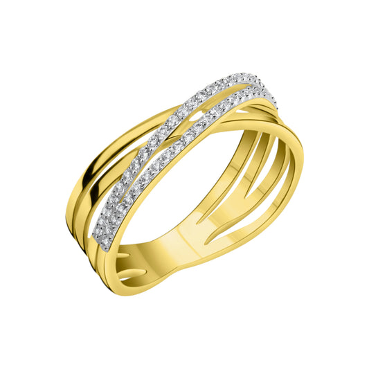 Ring 375/- Gold Zirkonia