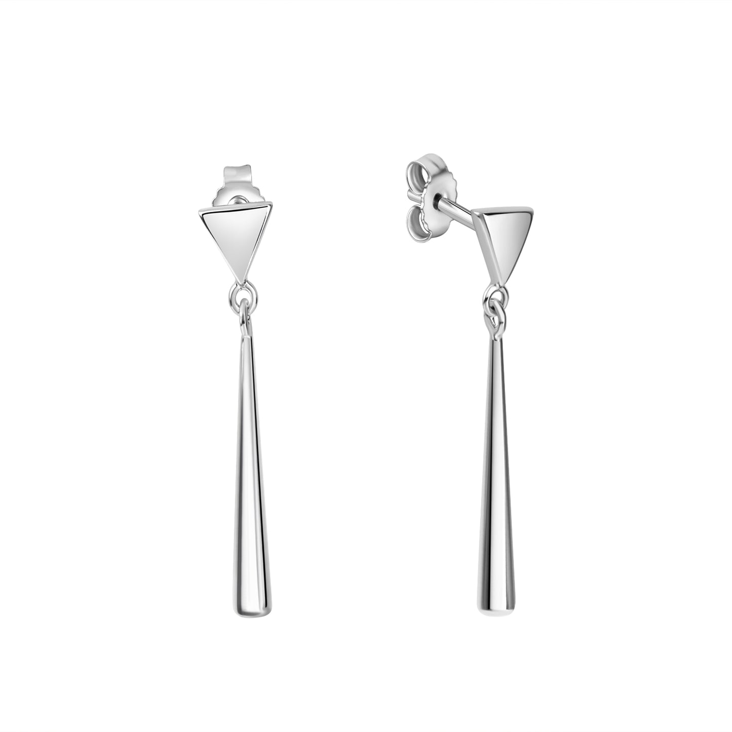 Ohrhänger 925/- Sterling Silber rhodiniert 2,6cm