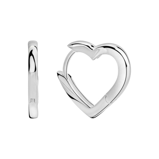 Creolen 925/- Sterling Silber Rhodiniert 1,5cm