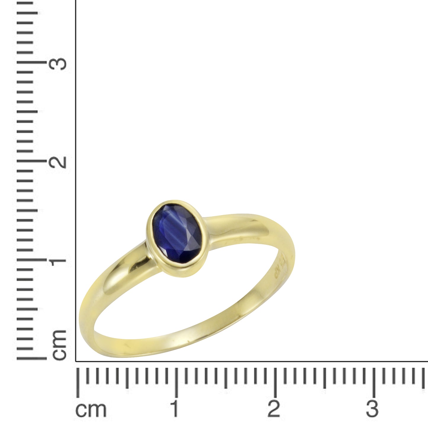Ring 585/- Gold Saphir
