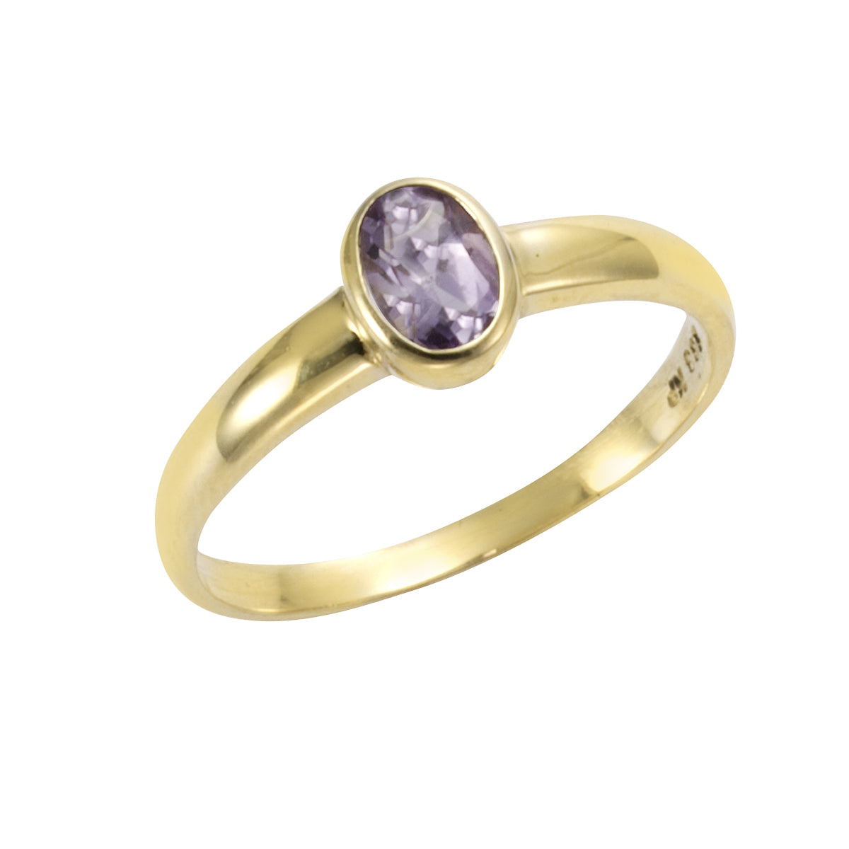 Ring 585/- Gold Amethyst