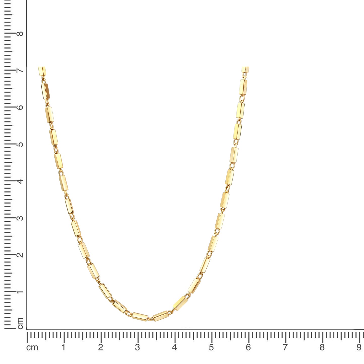 Kette Fantasiekette 925/- Sterling Silber vergoldet 47,0cm