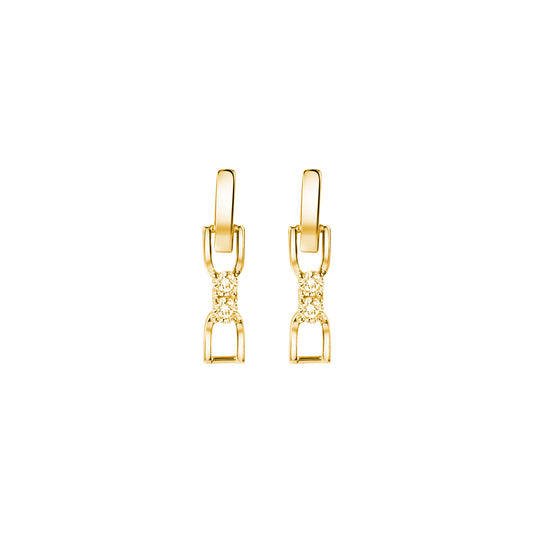 Schließe Verlängerung 925/- Sterling Silber vergoldet 2,3cm