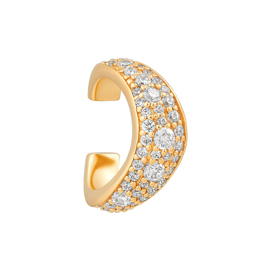 cai Ear Cuff 925/- Sterling Silber vergoldet 1,4cm Zirkonia