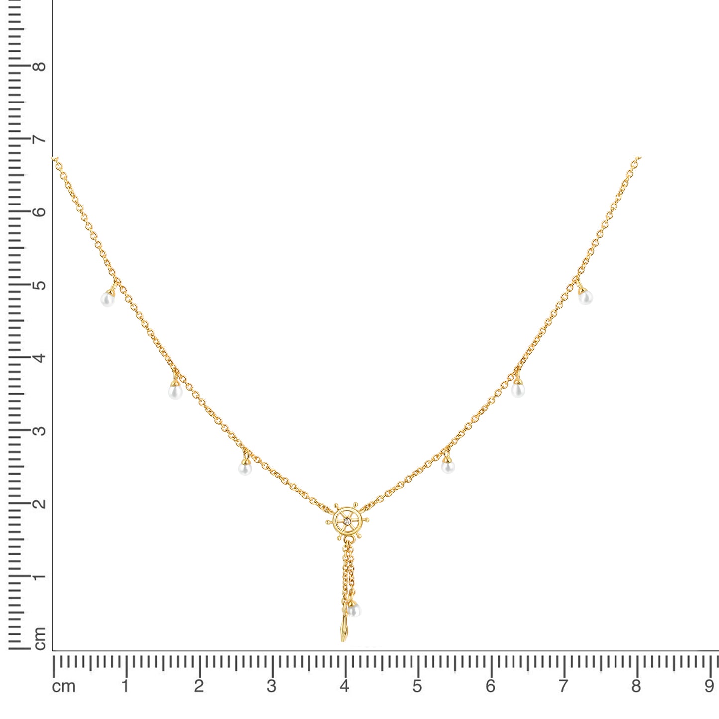 Kette Ankerkette 925/- Sterling Silber vergoldet 45,0cm