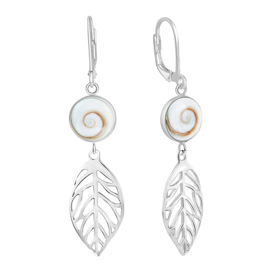 Ohrhänger 925/- Sterling Silber rhodiniert 5,2cm Meeresauge