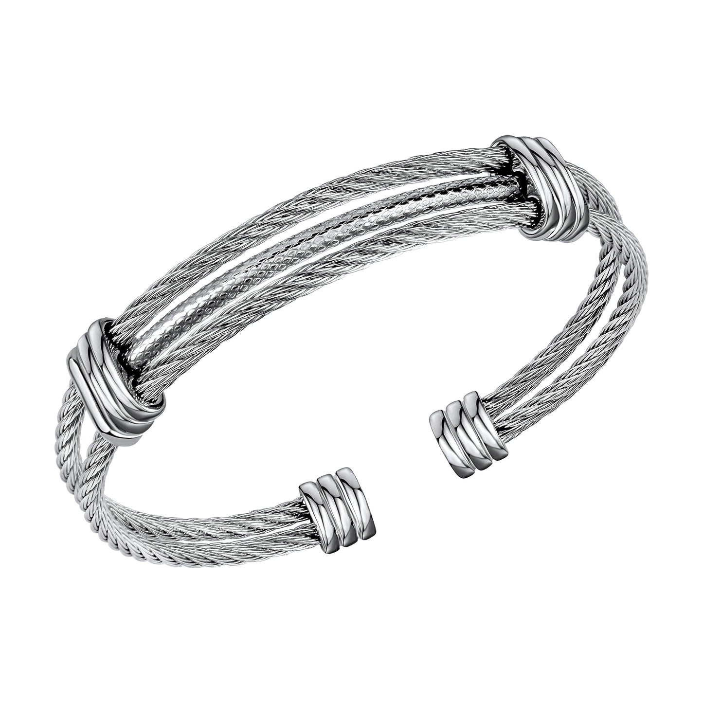 Armband Fantasiekette Edelstahl 6,5cm