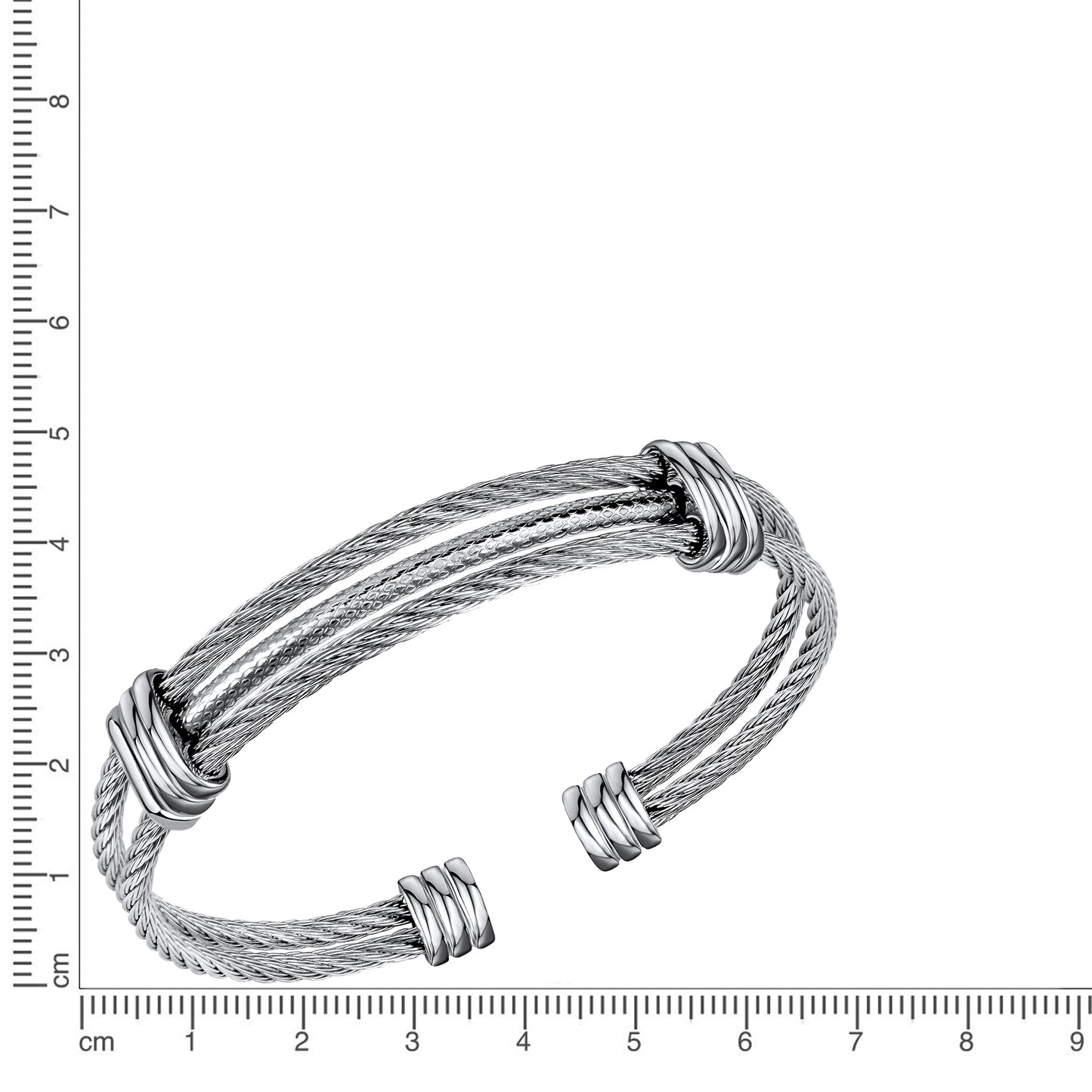 Armband Fantasiekette Edelstahl 6,5cm