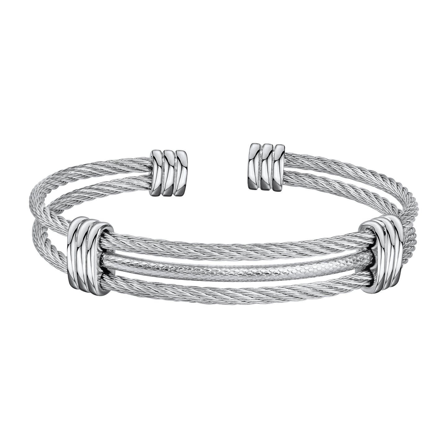 Armband Fantasiekette Edelstahl 6,5cm