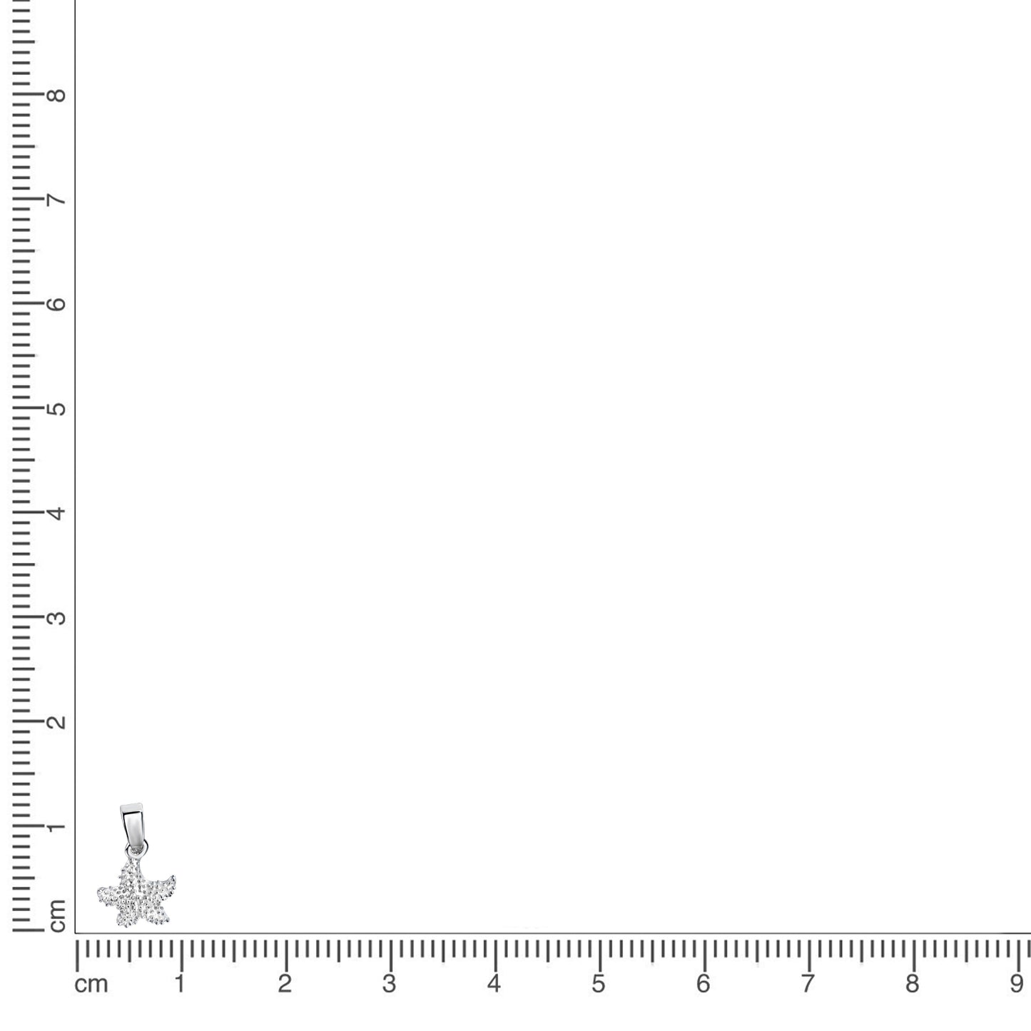 Anhänger 925/- Sterling Silber Rhodiniert 1,6cm