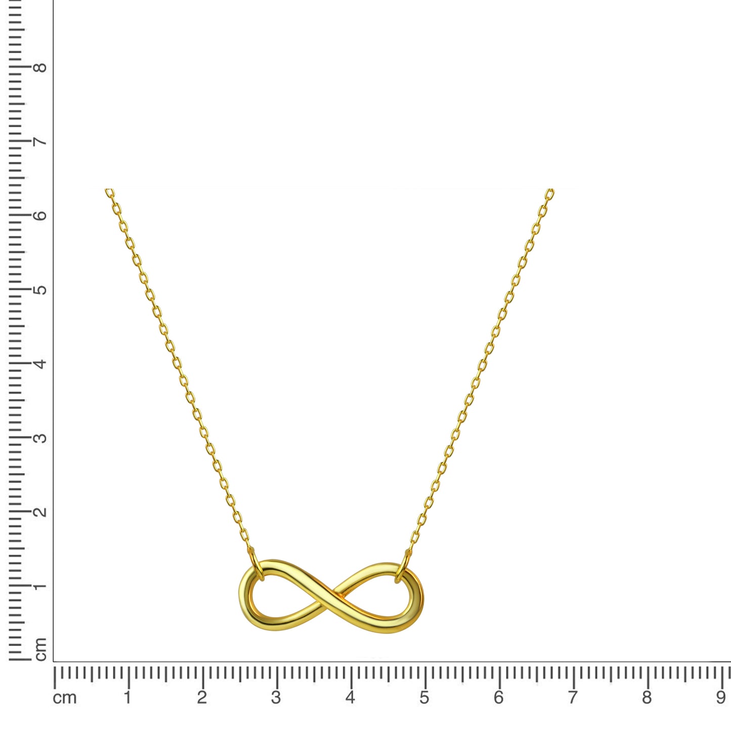 Kette Ankerkette 925/- Sterling Silber vergoldet 45,0cm