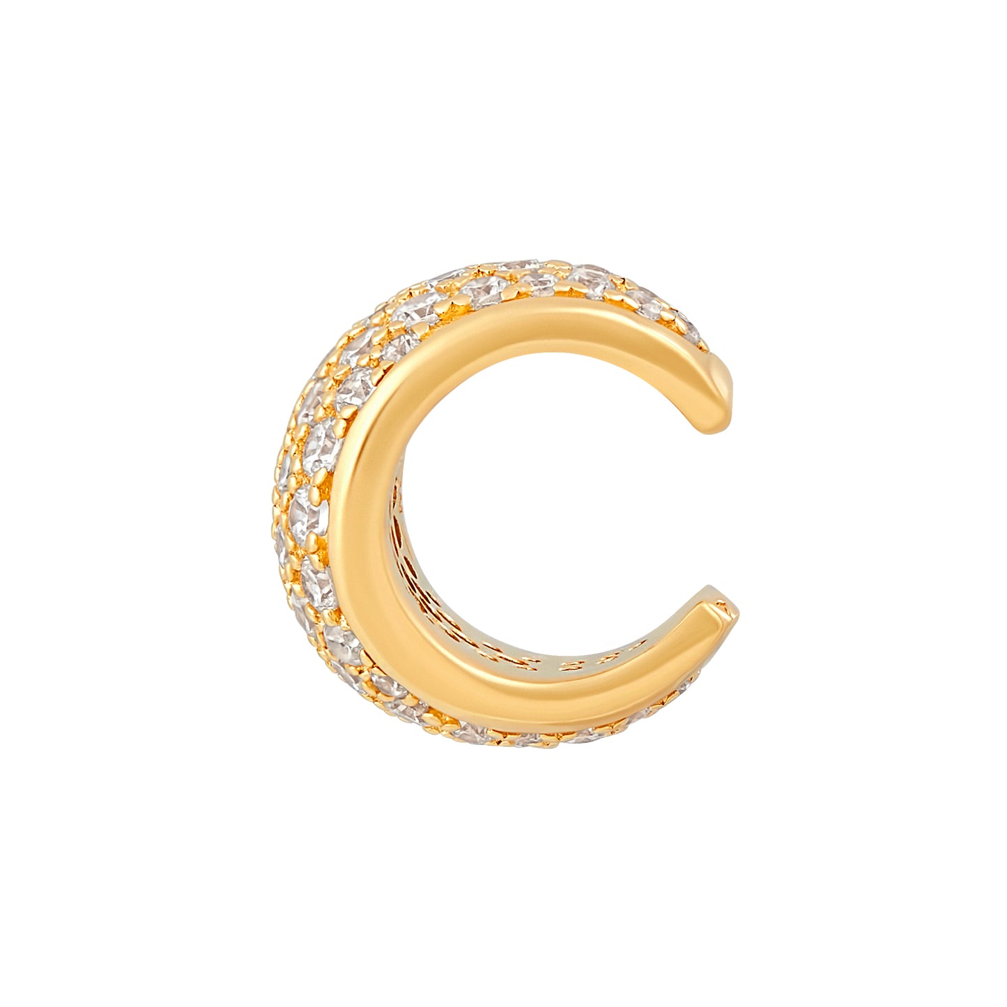 cai Ear Cuff 925/- Sterling Silber vergoldet 1,1cm Zirkonia
