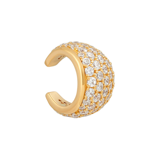 cai Ear Cuff 925/- Sterling Silber vergoldet 1,1cm Zirkonia