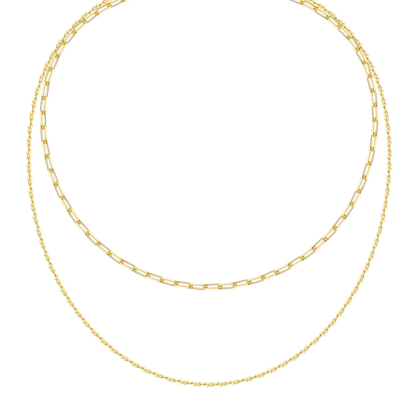 cai Collier Fantasiekette 925/- Sterling Silber vergoldet 45,0cm