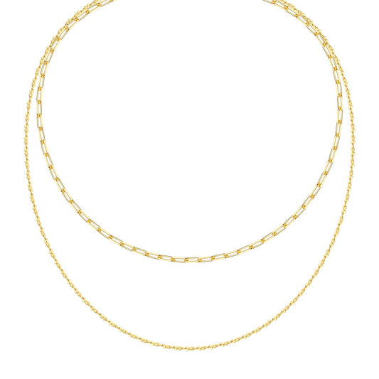 cai Collier Fantasiekette 925/- Sterling Silber vergoldet 45,0cm