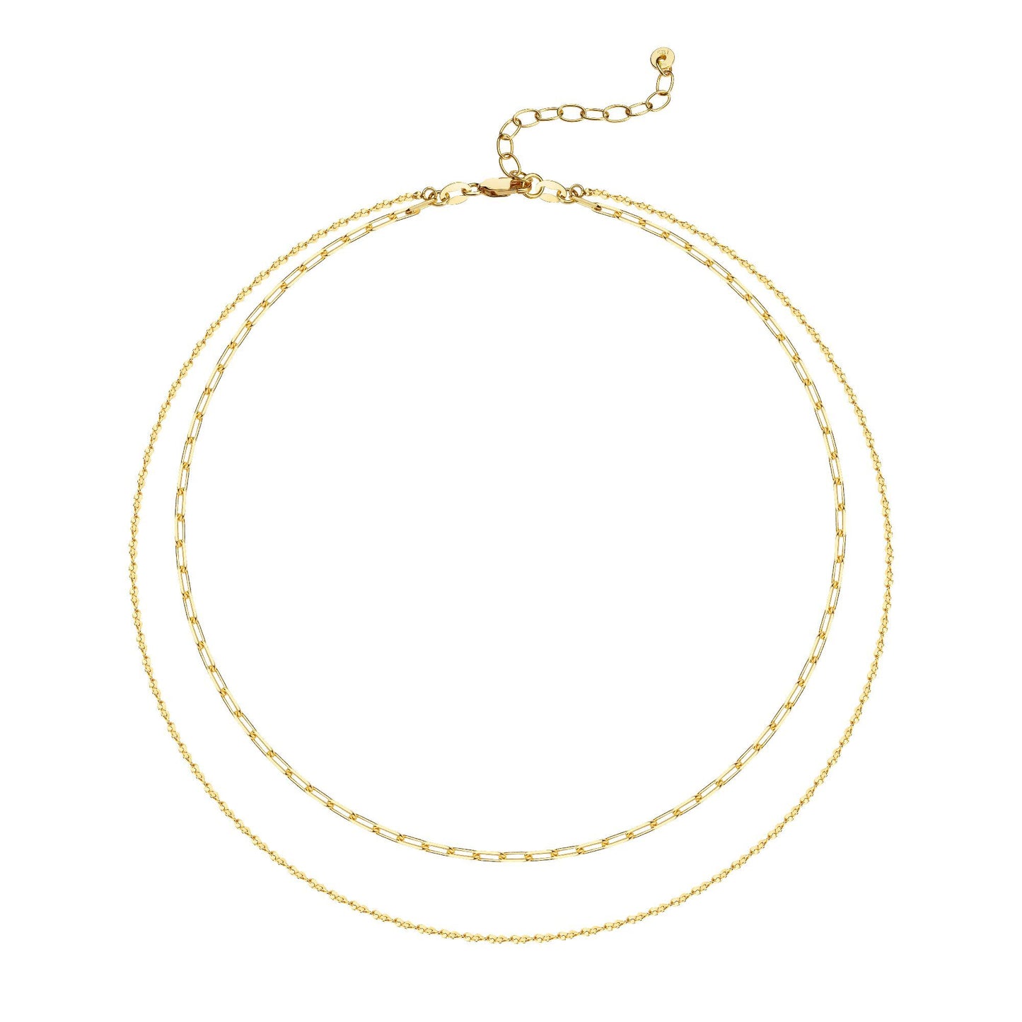 cai Collier Fantasiekette 925/- Sterling Silber vergoldet 45,0cm