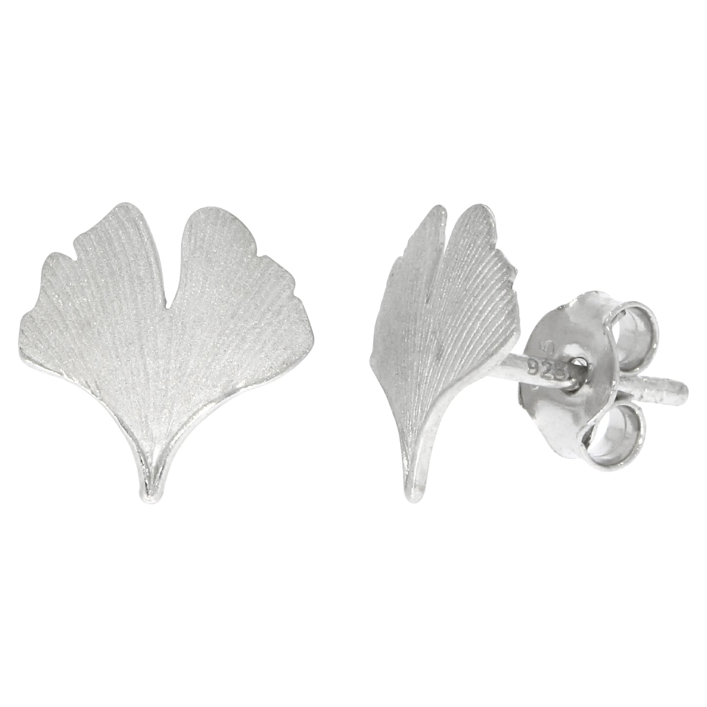 Ohrstecker 925/- Sterling Silber rhodiniert 1,0cm