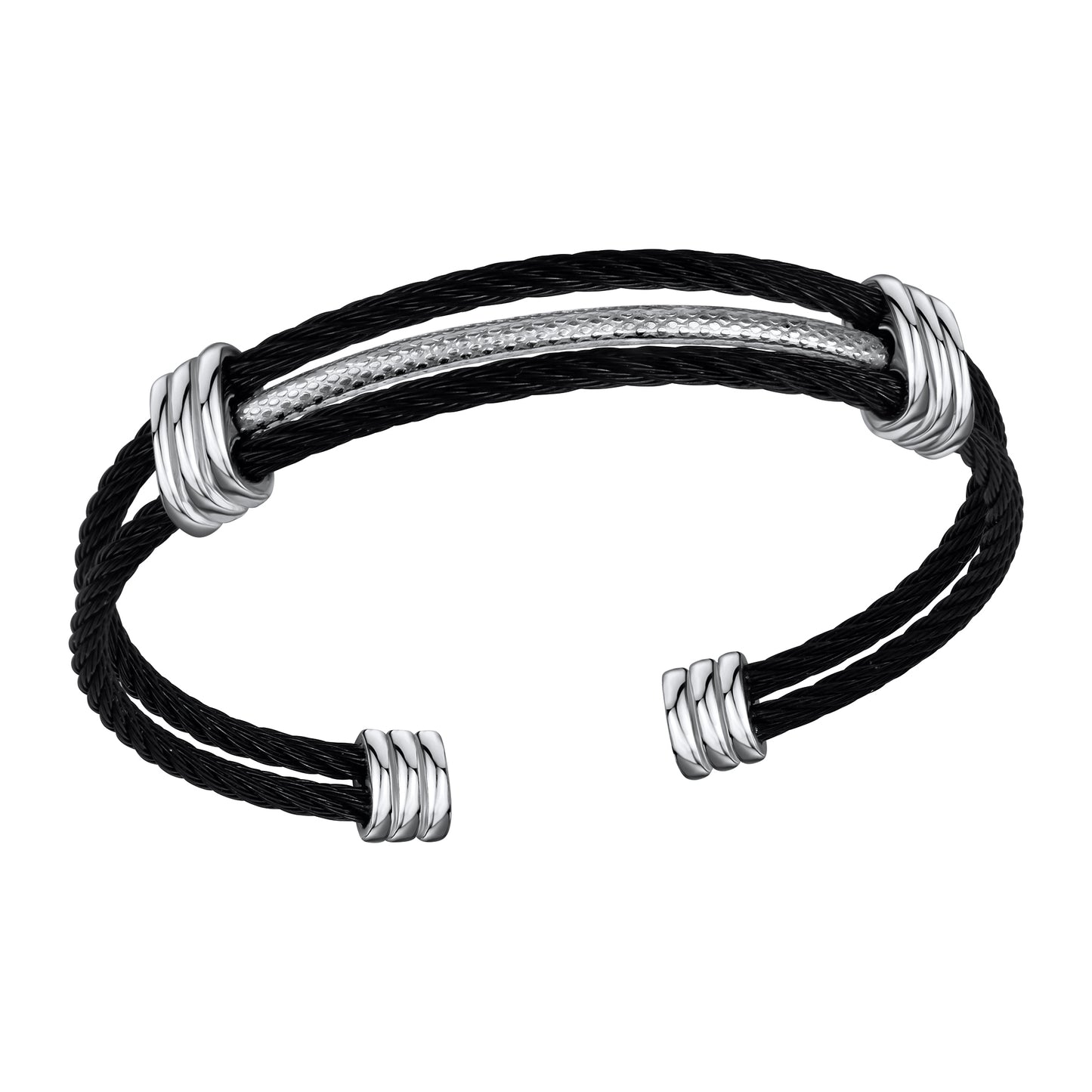 Armreif Fantasiekette Edelstahl 21cm