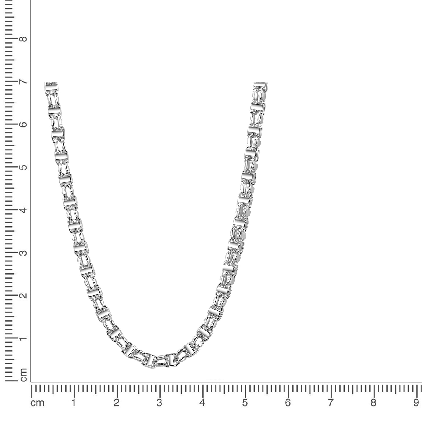 Kette Käfigkette 925/- Sterling Silber 50cm