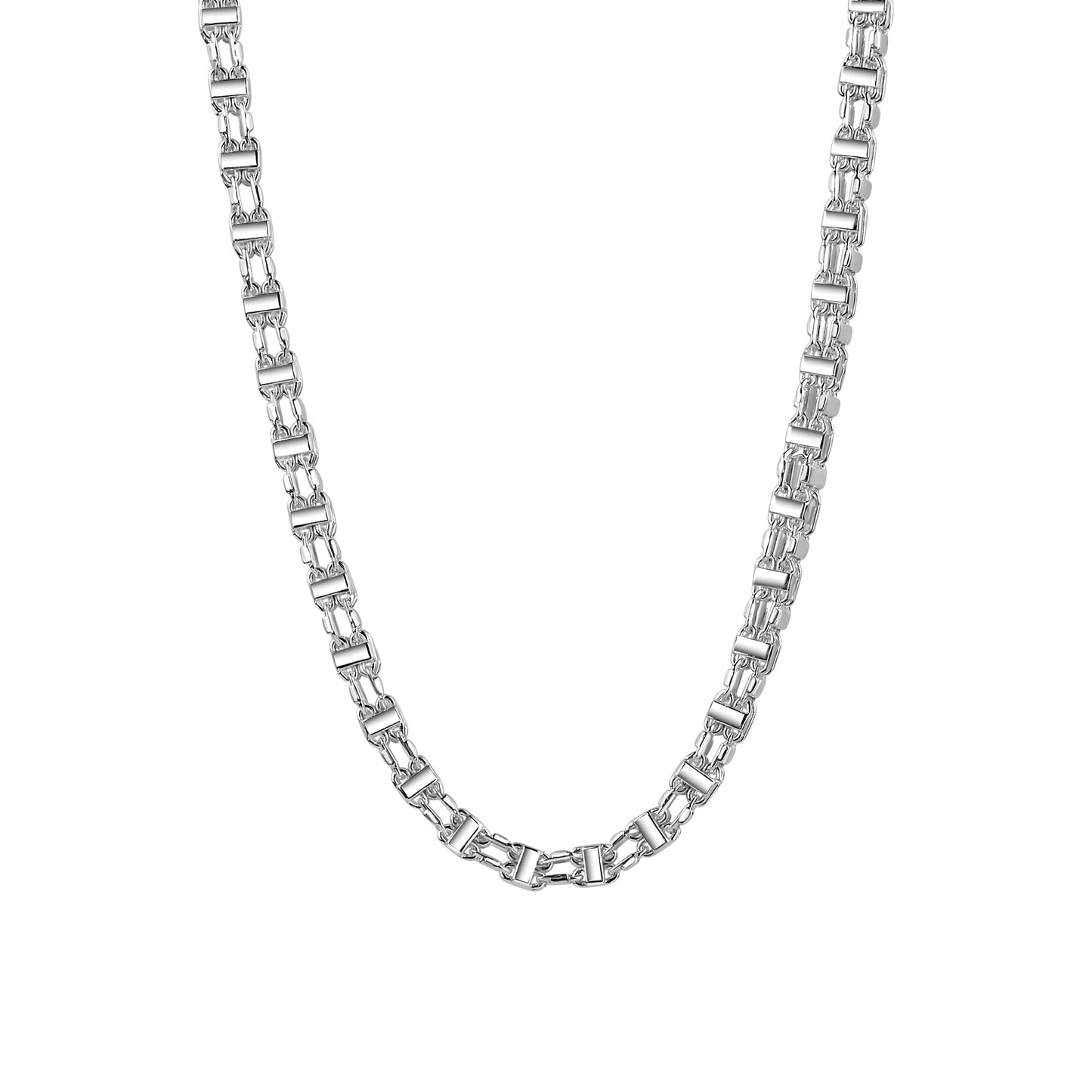 Kette Käfigkette 925/- Sterling Silber 60cm