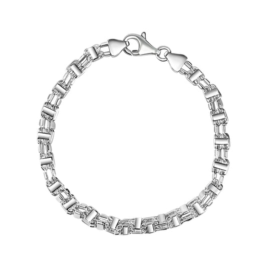 Armband Käfigkette 925/- Sterling Silber 21cm