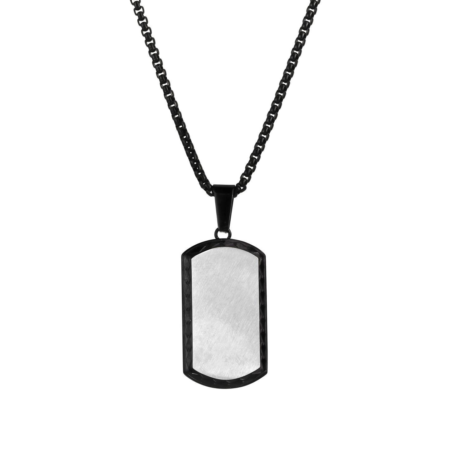 Anhänger mit Kette Venezianerkette Edelstahl 60cm