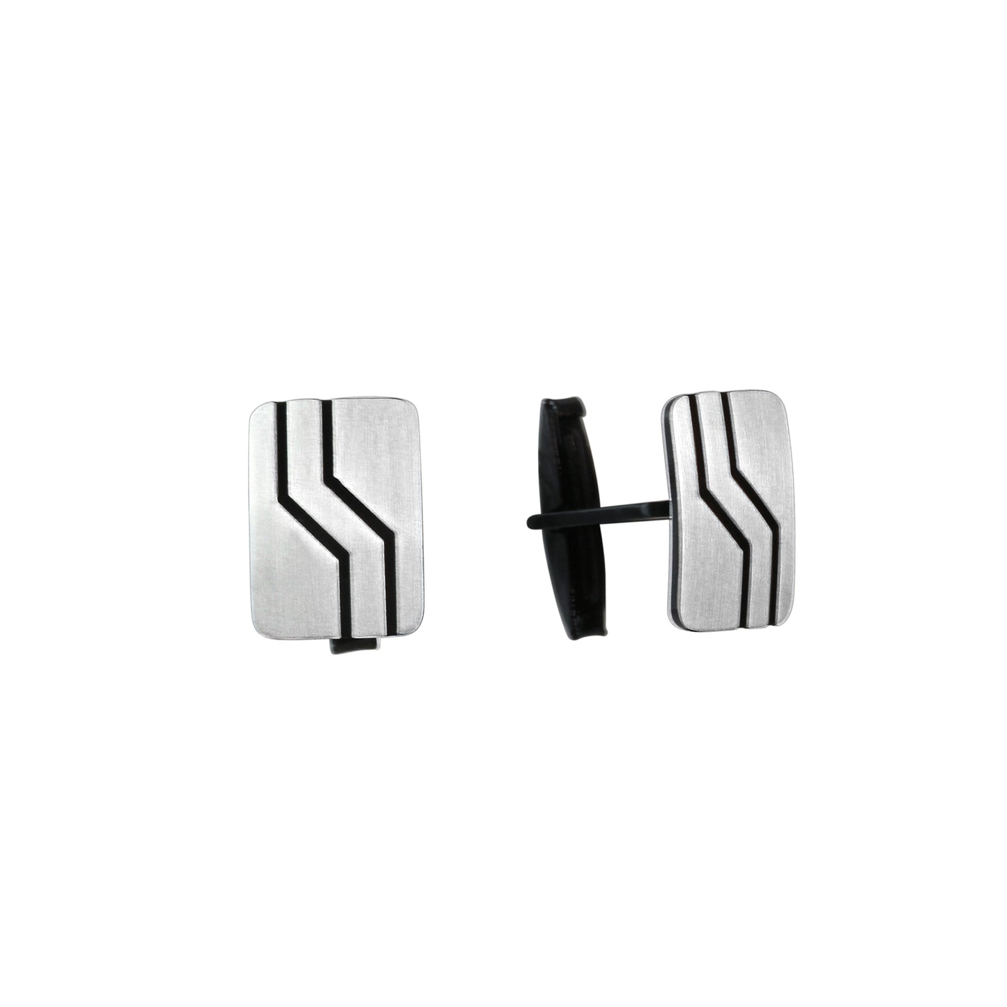 Manschettenknöpfe 925/- Sterling Silber oxidiert 1,7cm