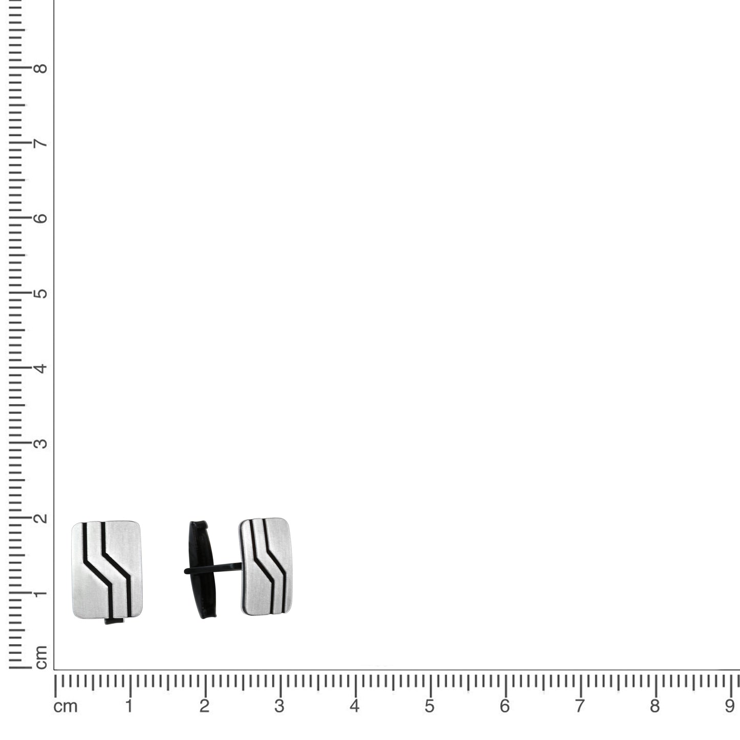 Manschettenknöpfe 925/- Sterling Silber oxidiert 1,7cm