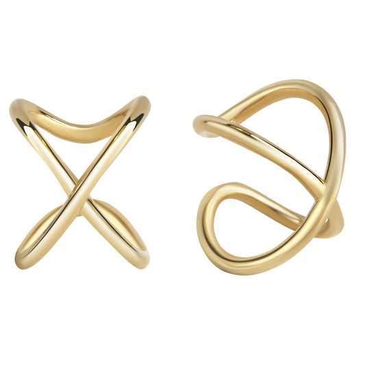 Ohrklemme 375/- Gold 1,0cm ohne