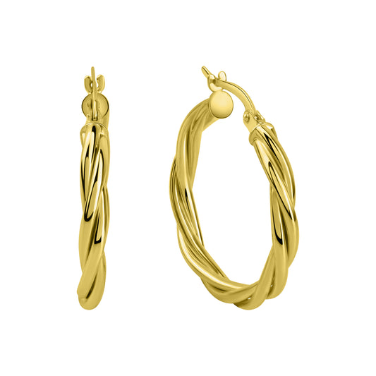 Creolen 585/- Gold 2,6cm ohne