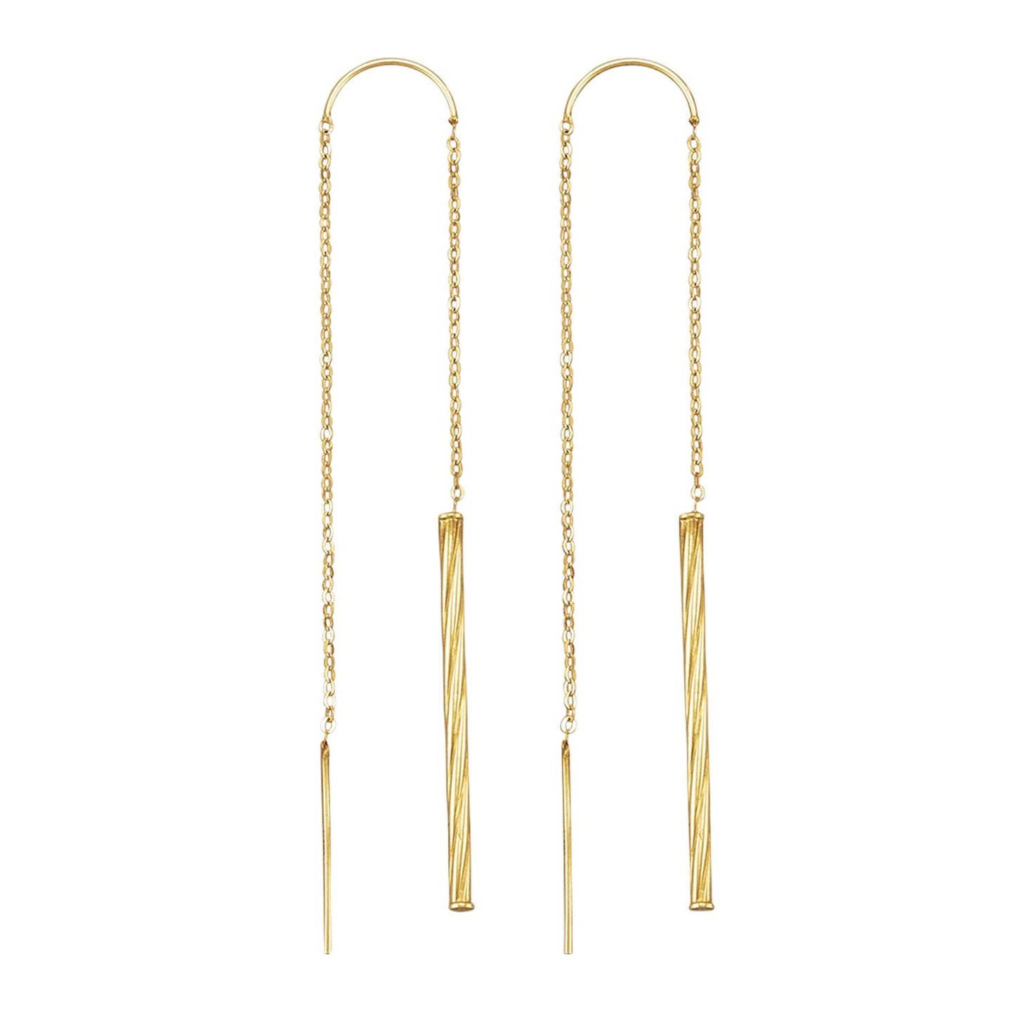 Ohrhänger 375/- Gold 7,0cm ohne