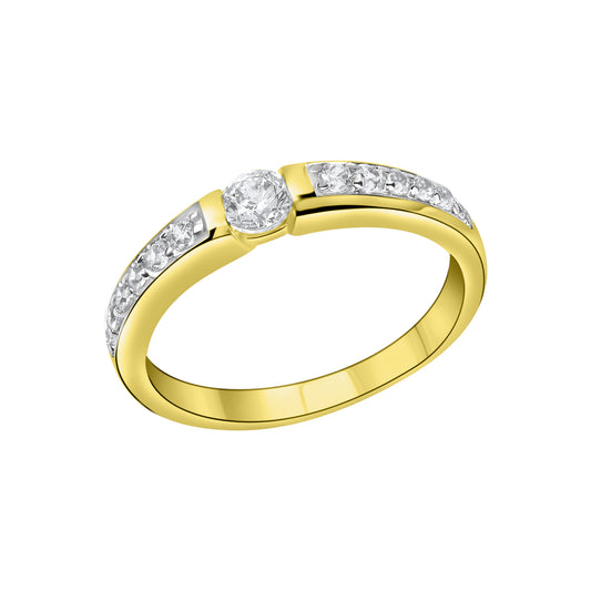 Ring 375/- Gold Zirkonia