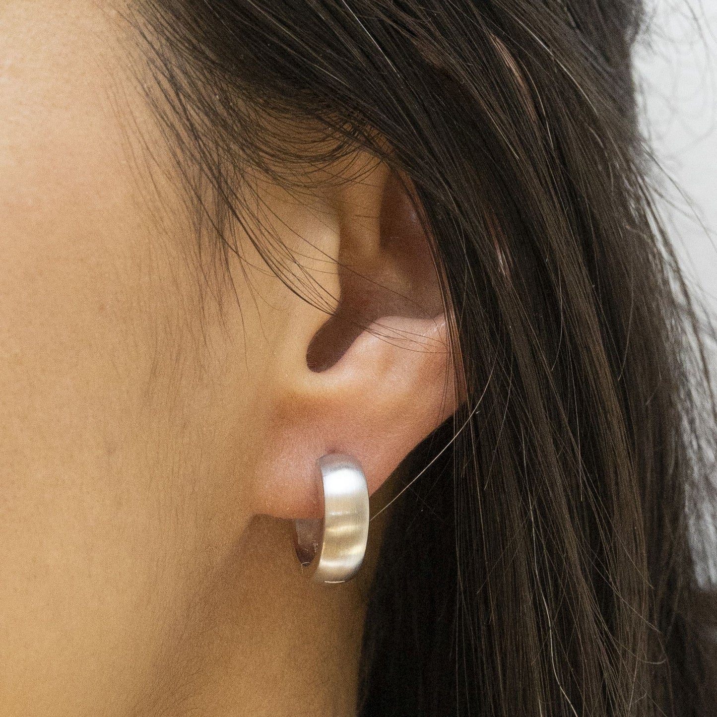 Ohrringe 925/- Sterling Silber rhodiniert 1,8cm