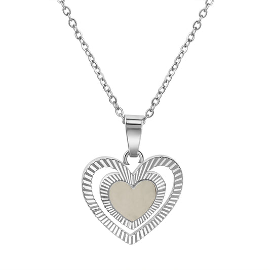 Anhänger mit Kette Ankerkette Edelstahl 50,0cm ohne