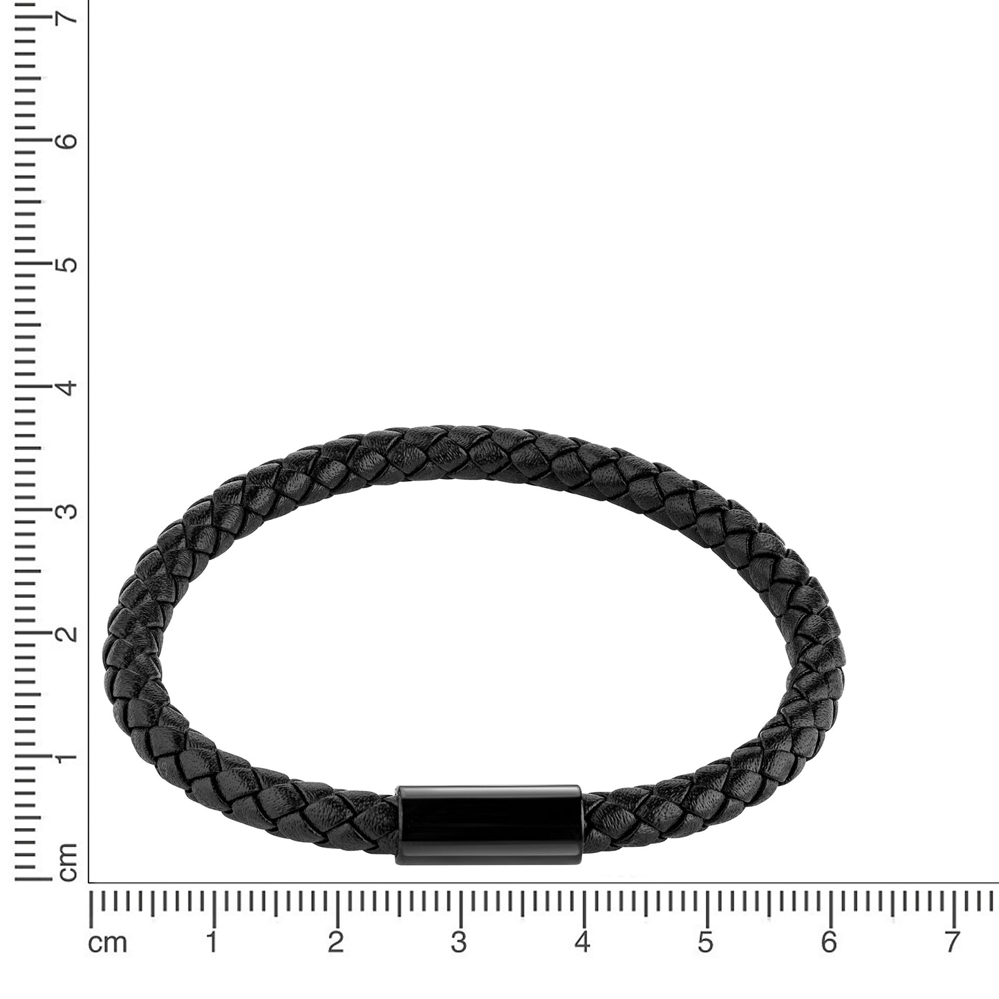 Armband Lederband Edelstahl 21cm