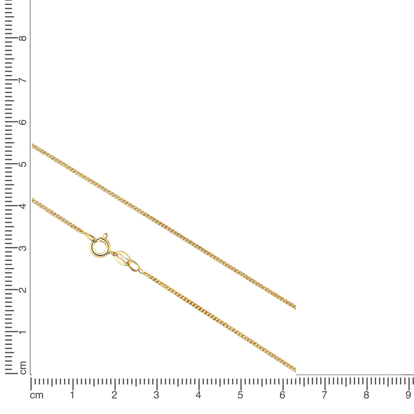 Kette Panzerkette 925/- Sterling Silber vergoldet 38,0cm