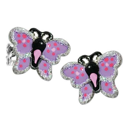 Ohrstecker 925/- Sterling Silber rhodiniert 1,00cm