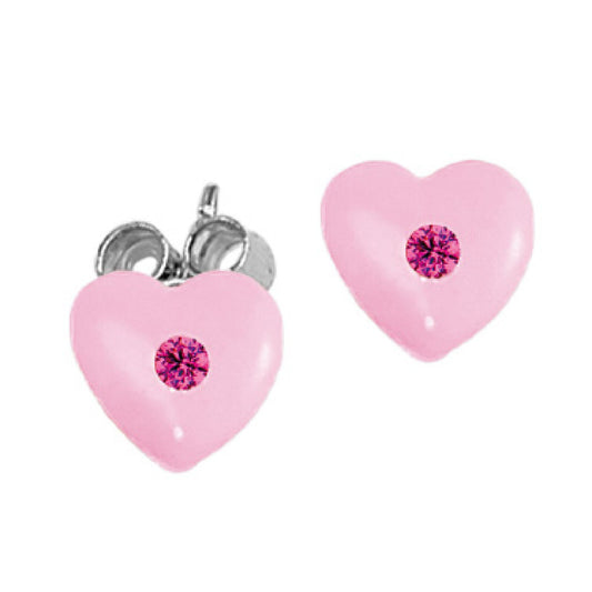 Ohrstecker 925/- Sterling Silber rhodiniert 0,60cm Zirkonia