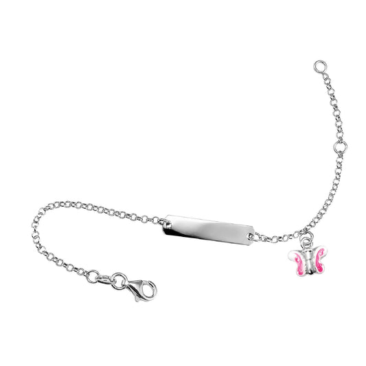 Armband Ankerkette 925/- Sterling Silber rhodiniert 14+3cm