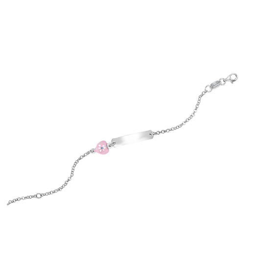 Armband Ankerkette 925/- Sterling Silber rhodiniert 14+3cm